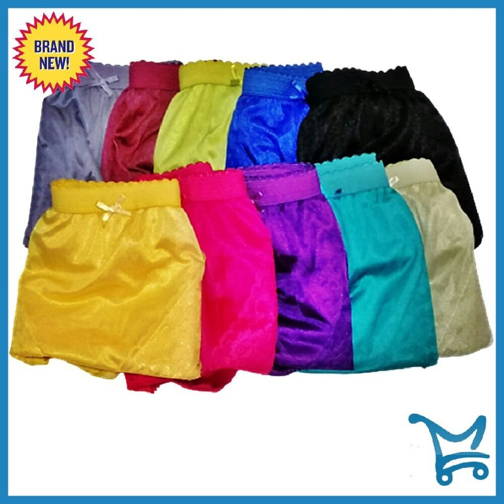 Plus Size Sheer Nylon Briefs High Waist Full Coverage 6-Pack